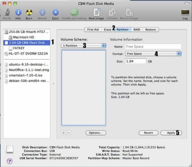 create mac os usb